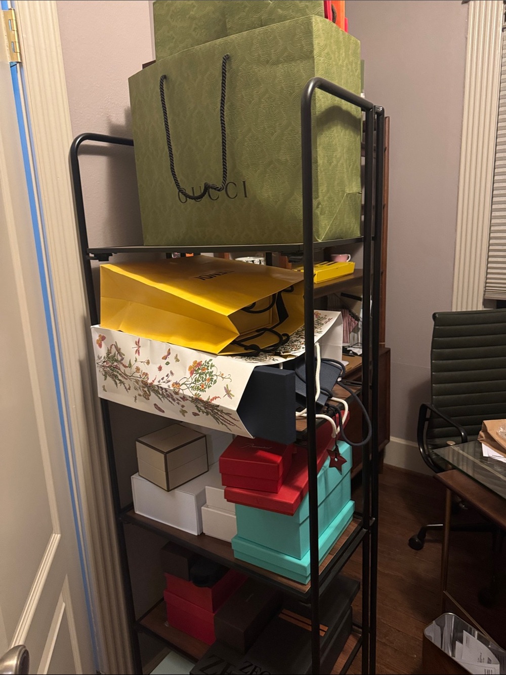 Various gift bags and boxes - merch not included